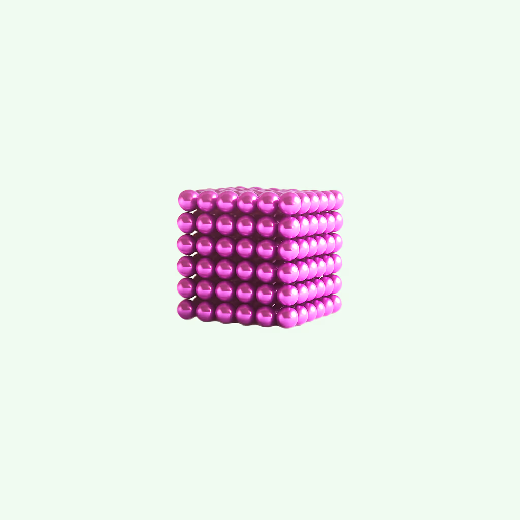 magneetballetjes-neocube-5mm-roze â MagneetjesWinkel