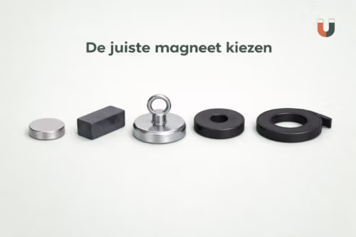 Overzicht van verschillende magneten om te laten zien hoe je de juiste magneet kiest voor een project – MagneetjesWinkel.nl