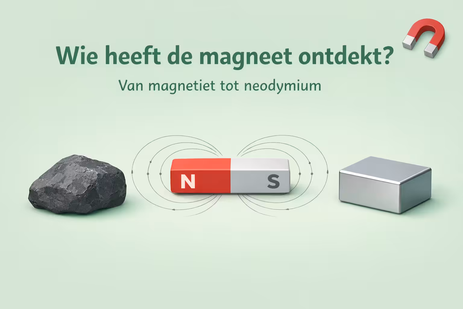 Wie heeft de magneet ontdekt – van magnetiet tot neodymium magneten uitgelegd door MagneetjesWinkel.nl