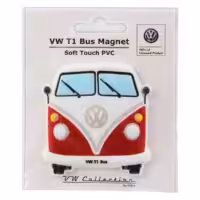 vw t1 koelkastmagneet rood – MagneetjesWinkel