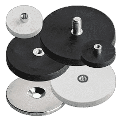 Magneet met rubber coating 250px